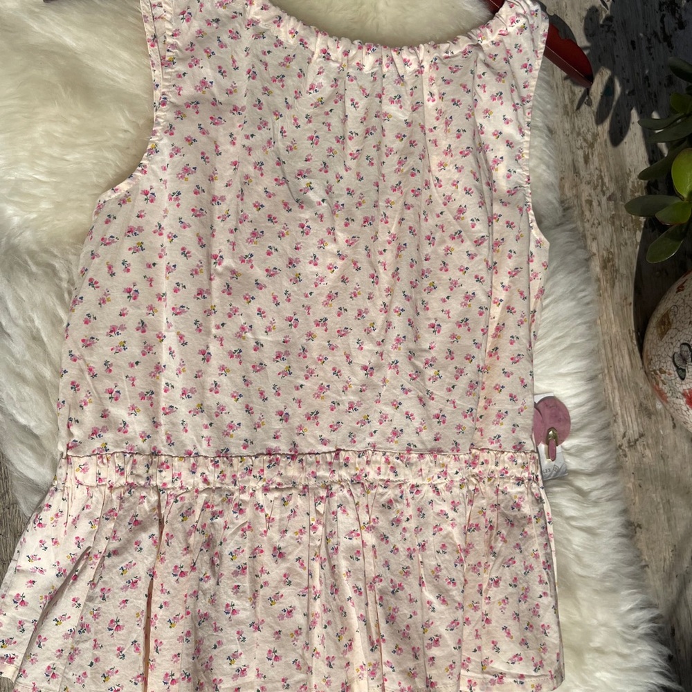 MADEWELL🌸🌸Shirred drawstring tank top various Sz - Picture 9 of 10